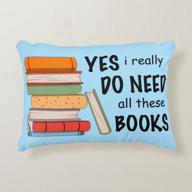 J'Ai Vraiment Besoin De Tous Ces Coussins De Livre (Devant)