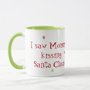 J'Ai Vu maman embrasser le Père Noël Mug