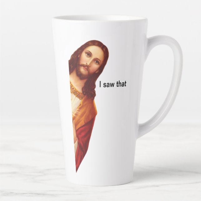J'Ai Vu Que Jésus Mug Double Côté (Droite)