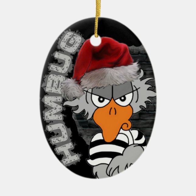 Jail Bird Ornament (Front)