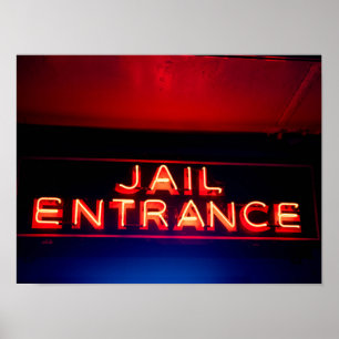 Jail Entrance Poster