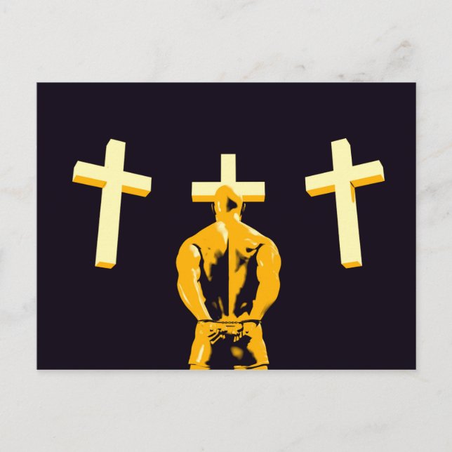 Jail Prison and Religion Christianity as a Concept Postcard (Front)