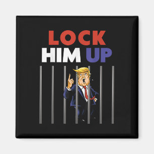 Jail Trump Shirt - Lock Him Up - Anti Trump Magnet