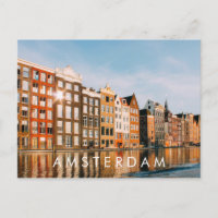 J'aime Amsterdam Voyage Pays-Bas Carte postale