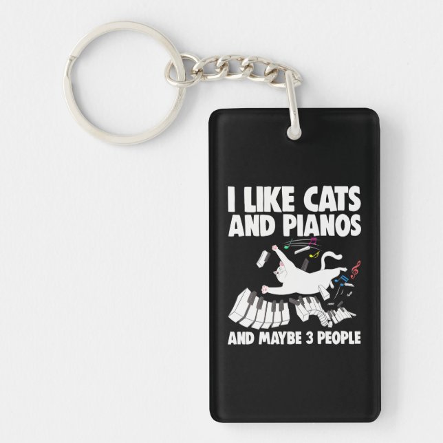 J'Aime Chats Et Piano Femmes Musiciennes Piano Mus (Devant)