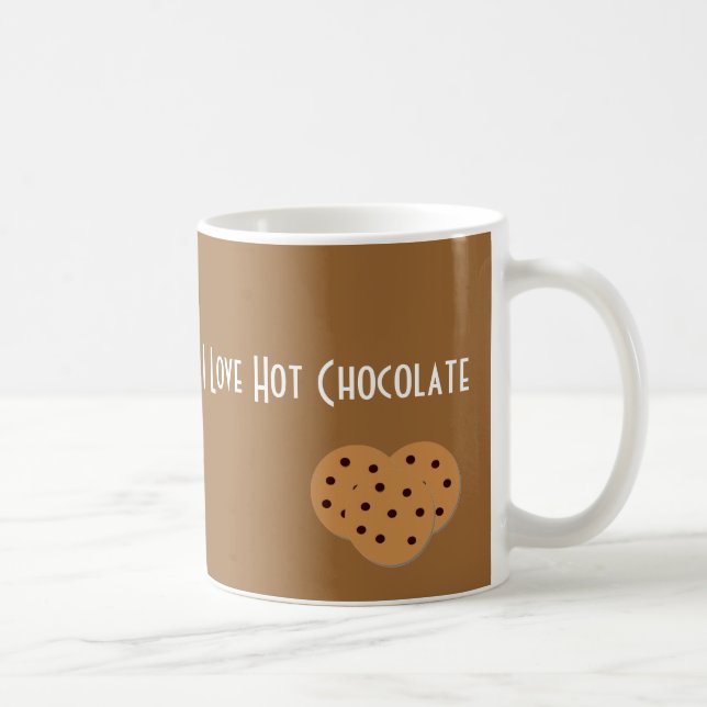 J'Aime Chocolat Chaud Mug (Droite)