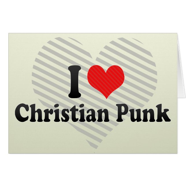 J'aime Christian Punk (Devant horizontal)