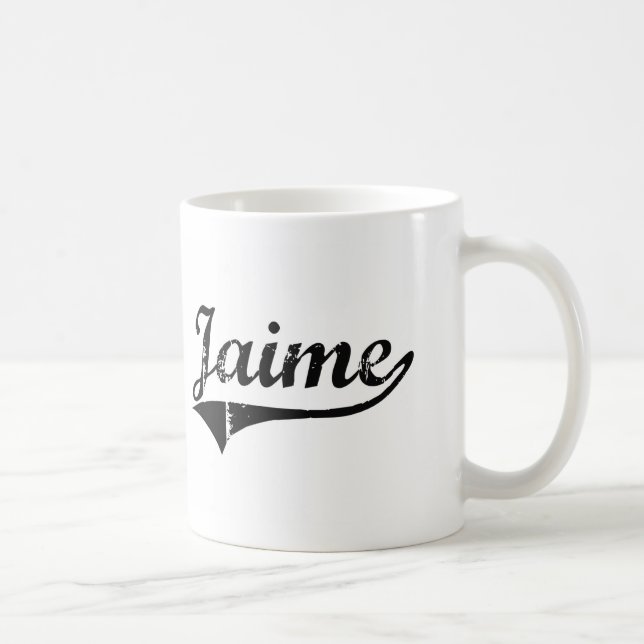 Jaime Classic Style Name Coffee Mug (Right)