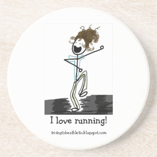 J'aime courir ! dessous de verre