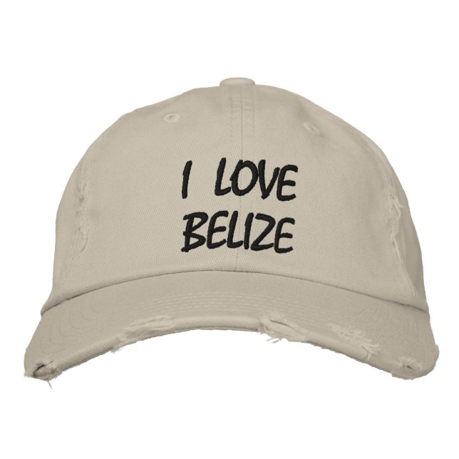 J'AIME CROIRE Casquette de baseball en détresse (Devant)