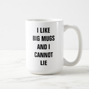 J'aime de grandes tasses et je ne peux pas me