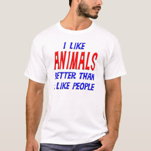 J'aime des animaux meilleurs que j'aime le T-shirt