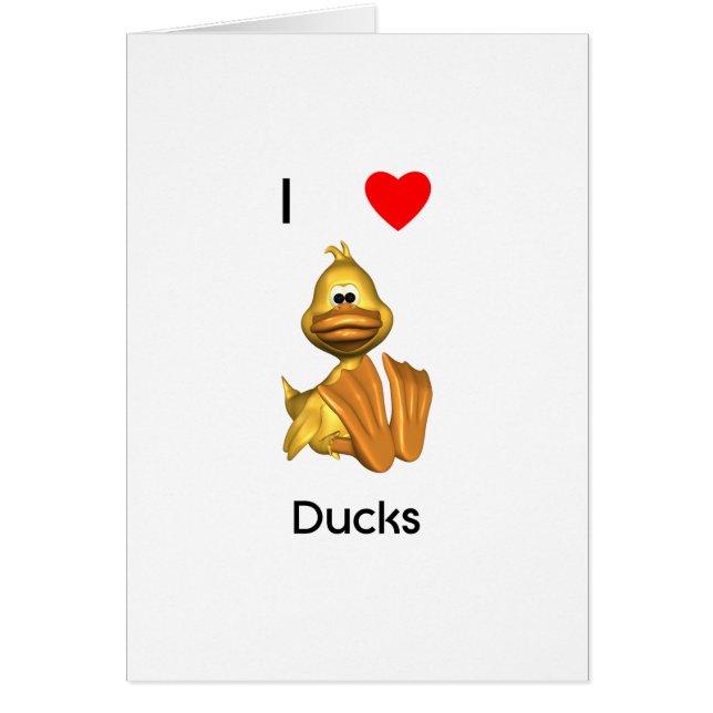 J'aime des canards (Devant)