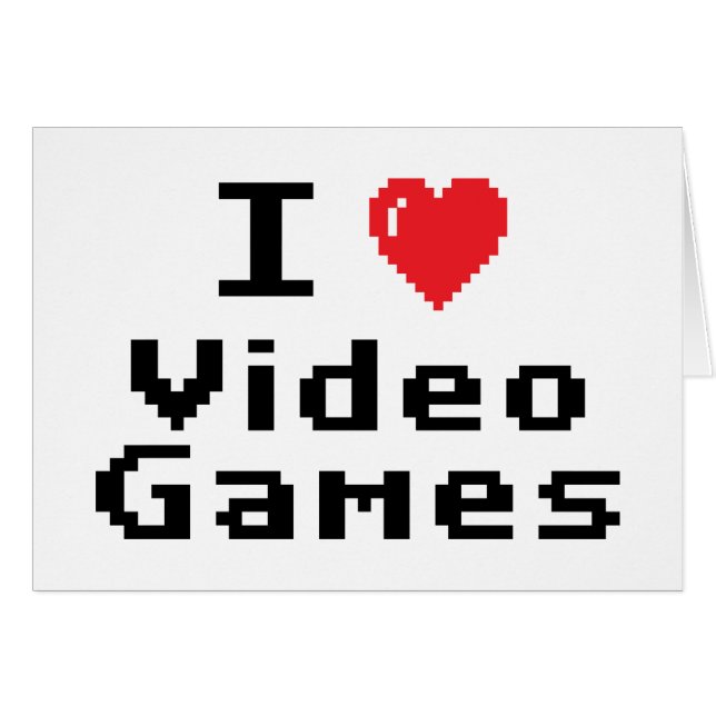J'aime des jeux vidéo (Devant horizontal)