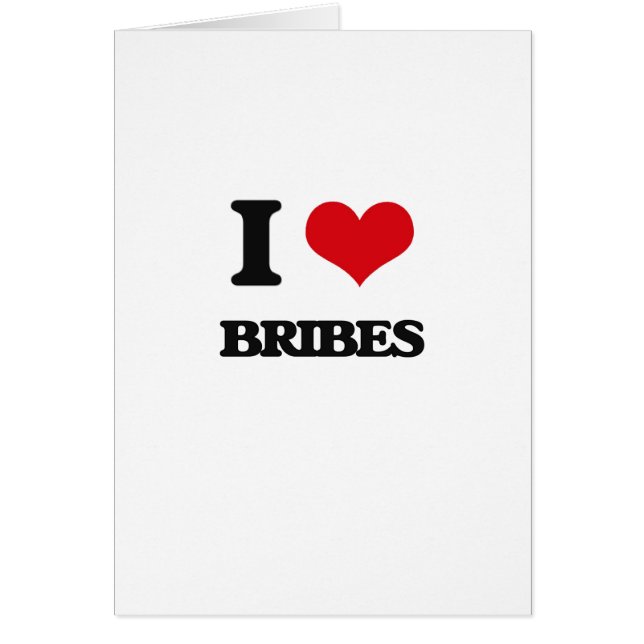 J'aime des paiements illicites (Devant)