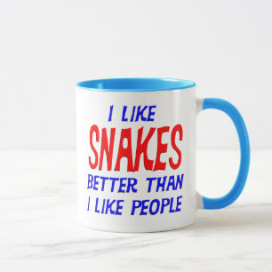 J'aime des serpents meilleurs que j'aime la tasse