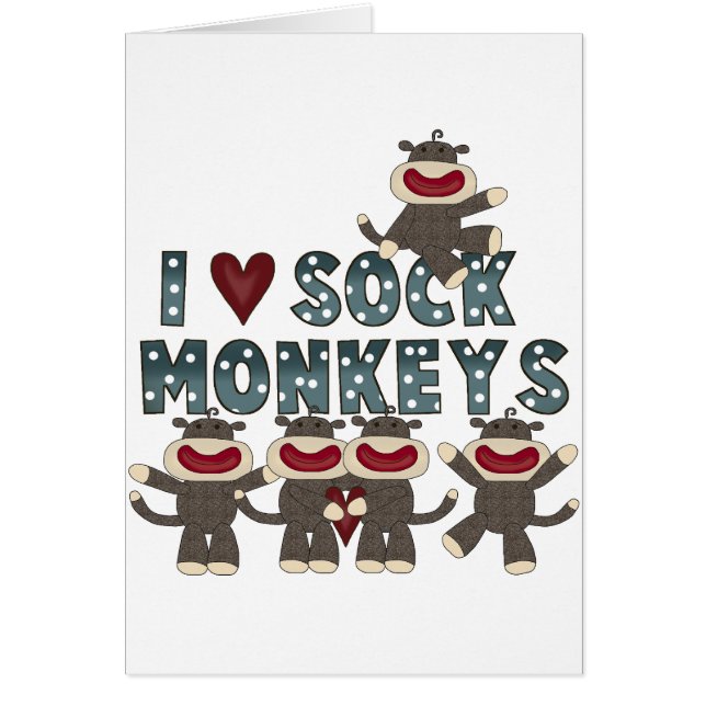 J'aime des T-shirts et des cadeaux de singes de (Devant)