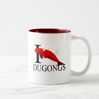 J'aime des tasses de Dugongs