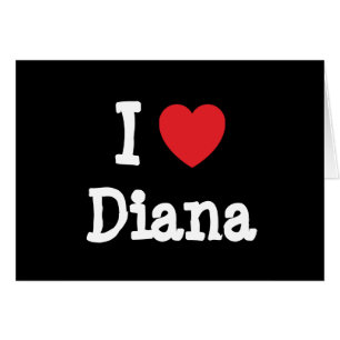 J'aime Diana coeur T-shirt