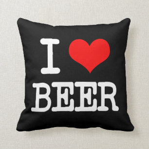 J'aime dire drôle de coussin de bière