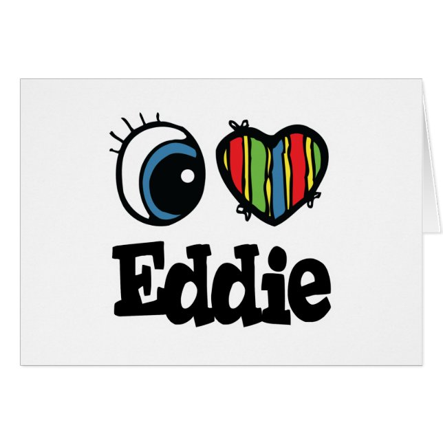 J'aime Eddie (Devant horizontal)
