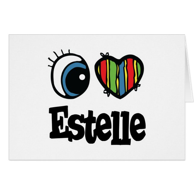 J'aime Estelle (Devant horizontal)