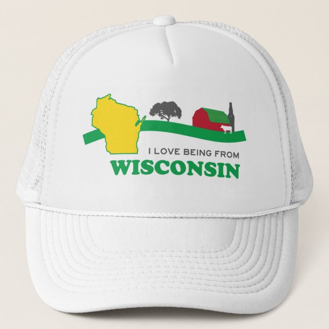 J'aime être école de casquette de camionneur du (Devant)