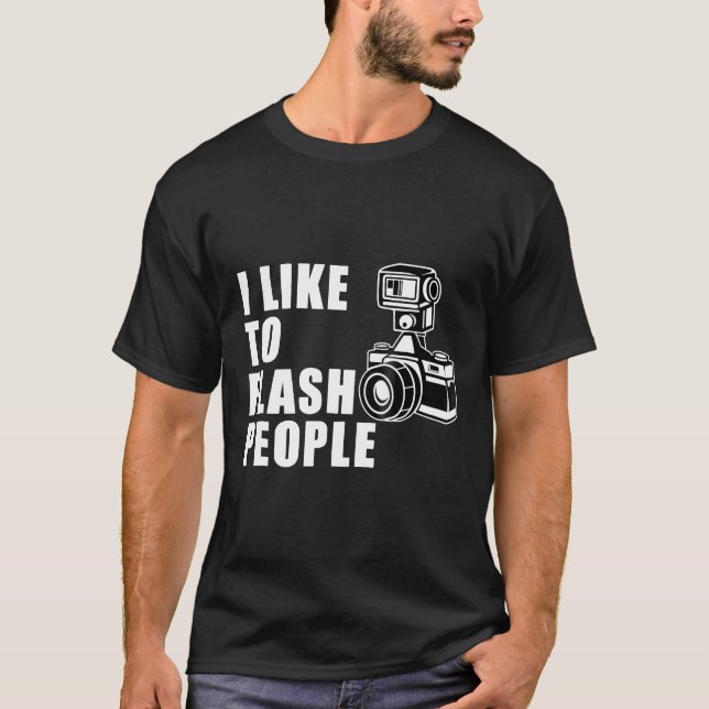 J'aime Flash People Camera tshirt (Devant)