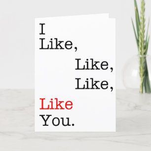 J'Aime, Genre, Comme Toi, Carte Saint Valentin