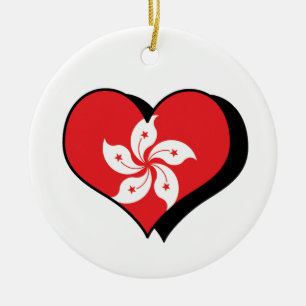 J'aime Hong Kong Ornement de Noël