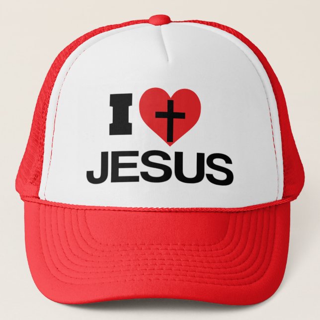 J'aime Jésus Casquette (Devant)