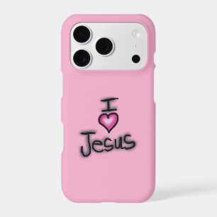 J'aime Jésus Cœur Rose