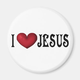 J'aime Jésus Magnet