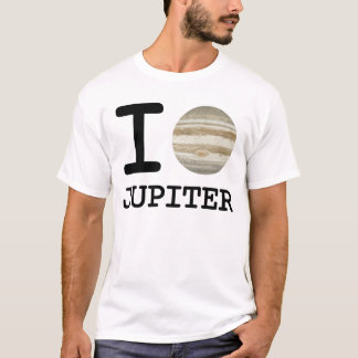 "J'aime Jupiter" que j'aime le T-shirt de style de