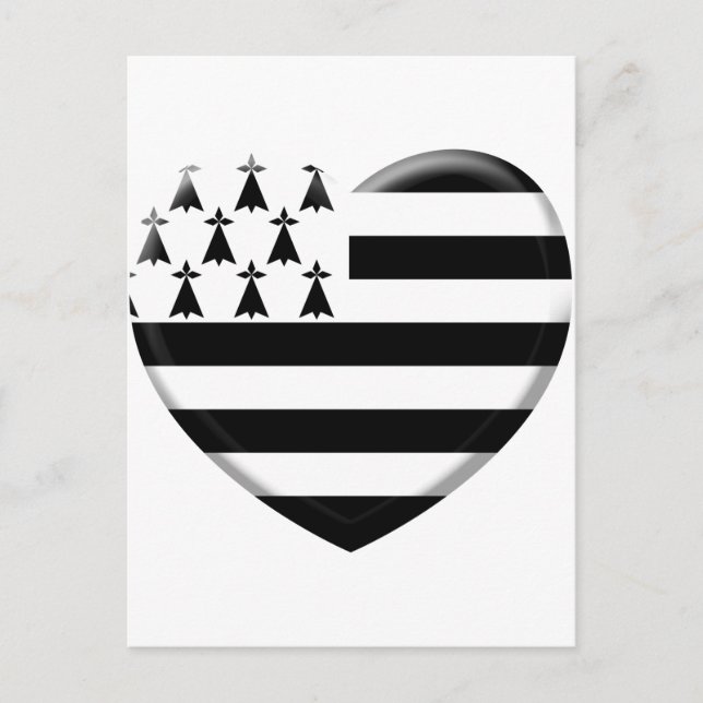 j'aime la Bretagne Postcard (Front)