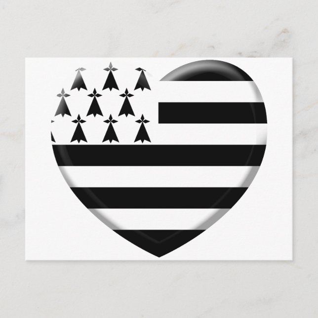 j'aime la Bretagne Postcard (Front)