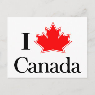 J'AIME LA CARTE POST CANADA