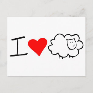 J'aime la carte postale ewe (vous)