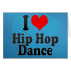 J'aime la danse de hip hop