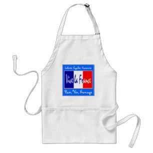 J'aime la douleur française de tablier de chef de