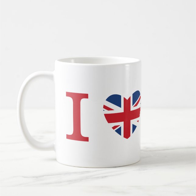 J'aime la mini tasse de tonneliers - rouge (Gauche)