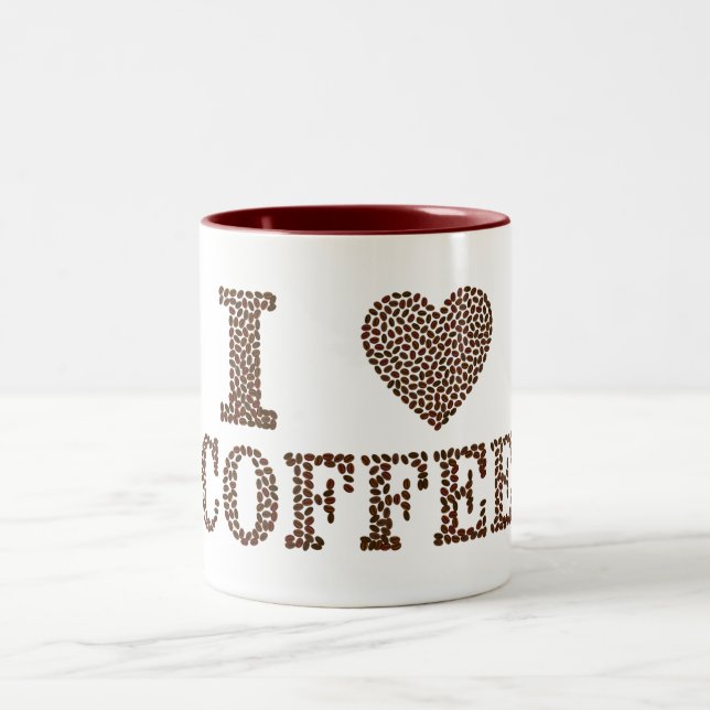 J'Aime La Mug De Café (Centre)