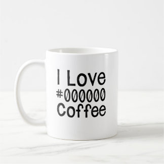 J'Aime La Mug De Café Noir