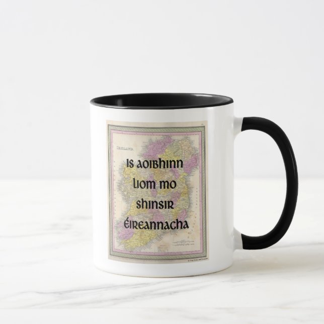 J'Aime La Mug De Mes Ancêtres Irlandais (Droite)