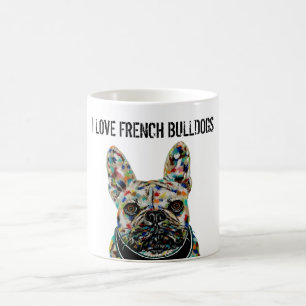 J'Aime La Mug Des Bulldogs Français