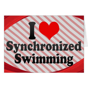 J'aime la natation synchronisée