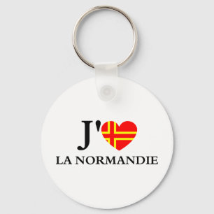 J'aime la Normandie Keychain