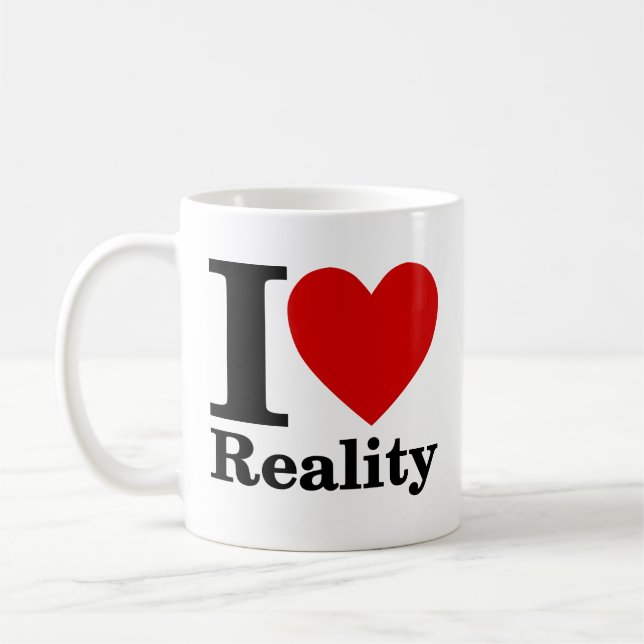 J'aime la réalité Mug (Gauche)