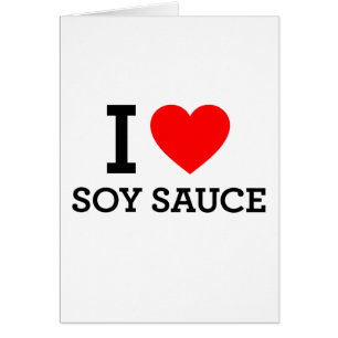 J'aime la sauce de soja