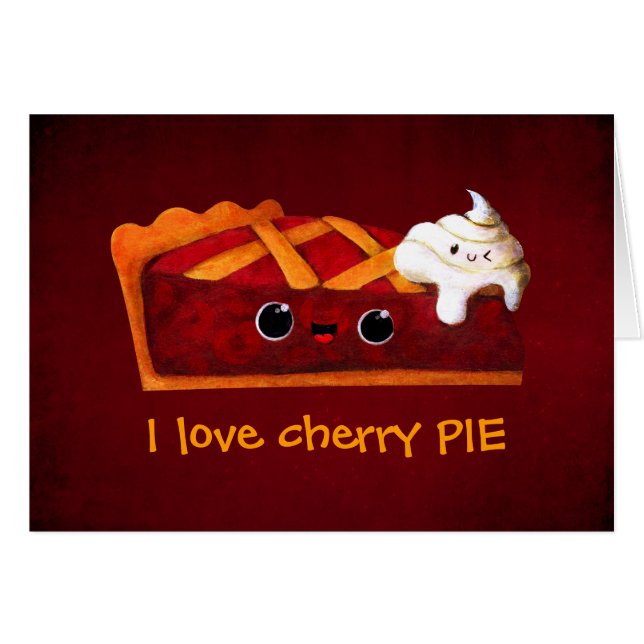 J'aime la tarte aux cerises (Devant horizontal)